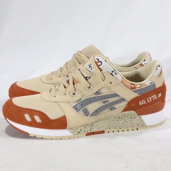 Asics Other - ASICS Gel Lyte 3 'Tan Camo' Mens Sneakers Sz 12